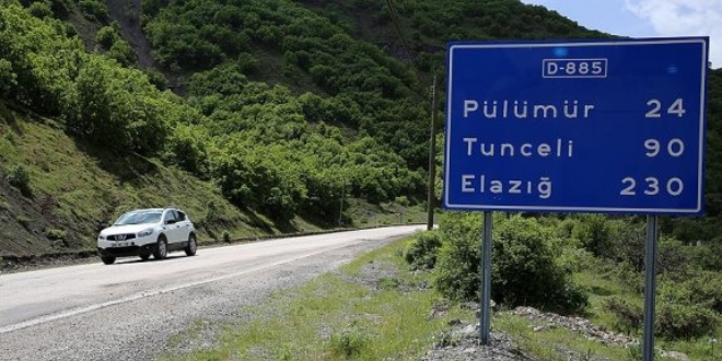 Tunceli-Pülümür karayolu araç geçişine kapatıldı