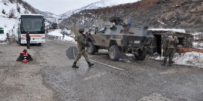 Tunceli-Plmr karayolunda ara geilerindeki dzenleme