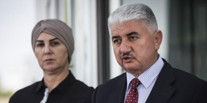 Ak Partili Türkoğlu, yaralı astsubay Hakkoymaz'ı ziyaret etti