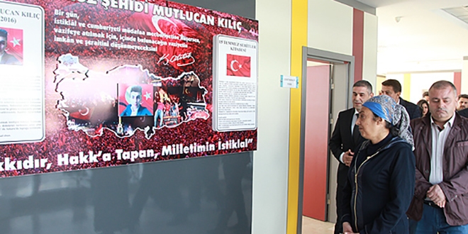 15 Temmuz şehidi Kılıç'ın ismi okula verildi