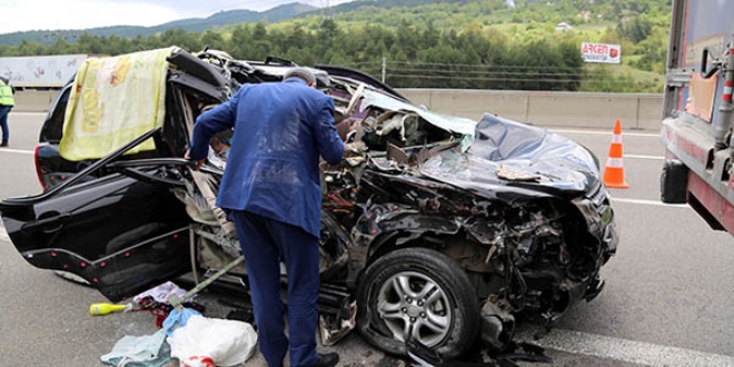 Bolu'da trafik kazası: 1 ölü, 6 yaralı