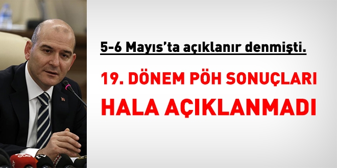 5 Mays'ta aklanr denmiti. 19. dnem PH hala aklanmad