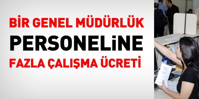 SGK'daki bazı memurlara fazla mesai ücreti ödenecek