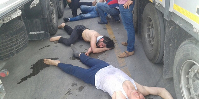 Jandarma, bayılmak üzere olan teröristleri son anda kurtardı