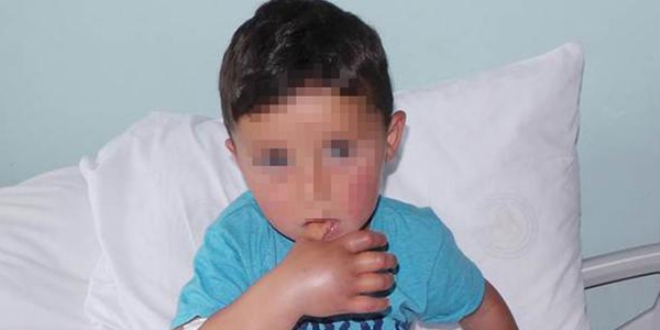 3 yaşındaki çocuğu hastanede yılan ısırdı