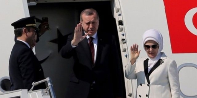 Cumhurbaşkanı Erdoğan'a ABD'de coşkulu karşılama
