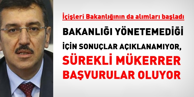 Gümrük Bakanlığı sonuçları hala açıklayamadı. 4,5 ay oldu