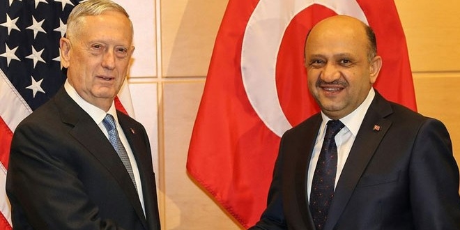 Bakan Işık, Amerikalı mevkidaşı Mattis ile görüştü
