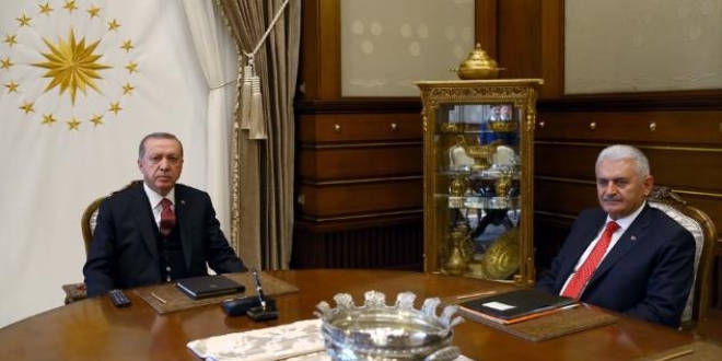 Erdoğan ve Başbakan Yıldırım görüşmesi 3 saat sürdü