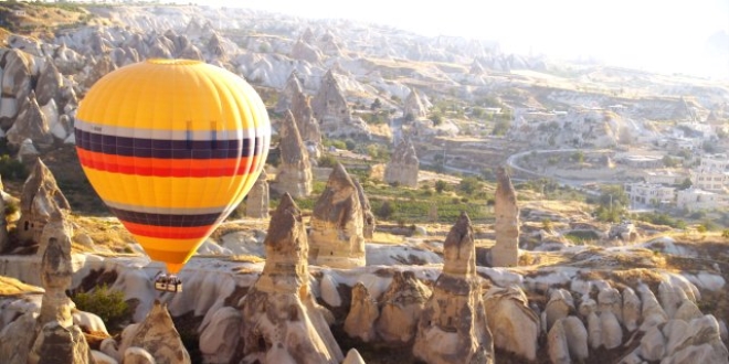Kapadokya'da tatil yoğunluğu