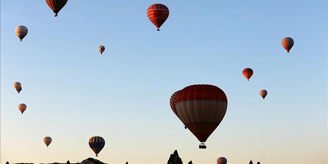 Kapadokya'da balon turlar 3 gndr yaplamyor