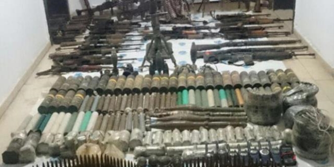 Şırnak'ta PKK'ya ait çok sayıda mühimmat ele geçirildi