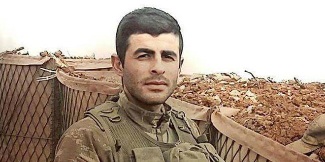 Yıldırım isabet eden asker şehit oldu