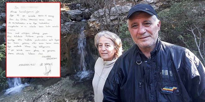 Çevreci çift cinayetinde şok mektup!