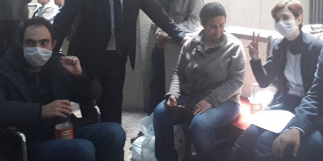 Açlık grevi yapan o iki isme tutuklama istendi
