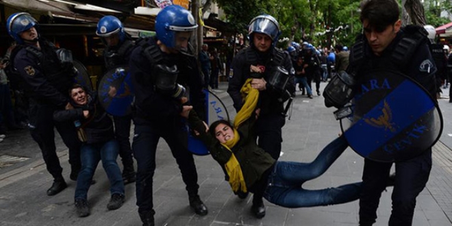 Başkent'te protesto gerginliği