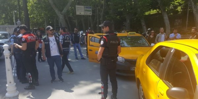 stanbul'da taksilere polis denetimi