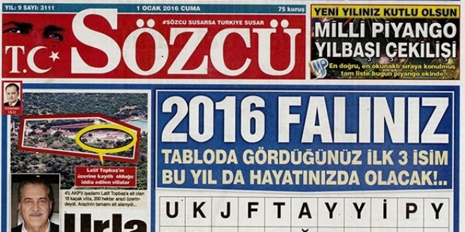 Sözcü Gazetesi soruşturmasında 2 tutuklama