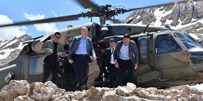 İçişleri Bakanı Kato Dağı'nda... İşte ilk kareler