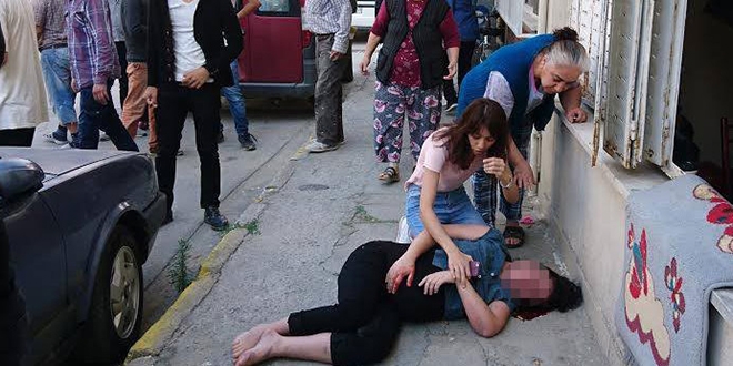 8.5 aylık hamile kadın 3. kattan atladı