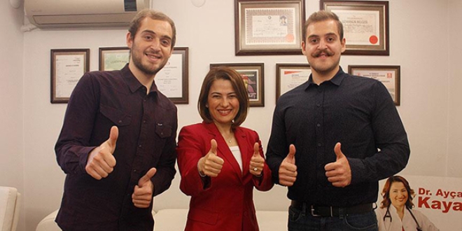 İkizler, sağlıklı beslenme ve sporla 50'şer kilo verdi