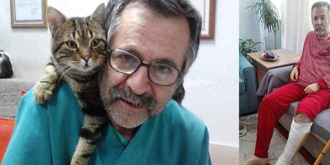 Baba oğul veteriner hekimi darp etti