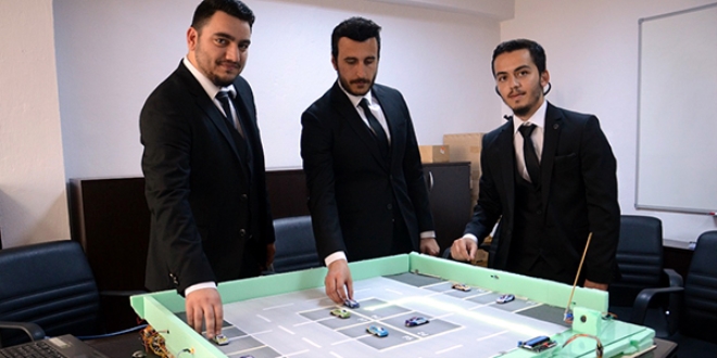 BEÜ öğrencilerinden 'Akıllı Otopark Sistemi'