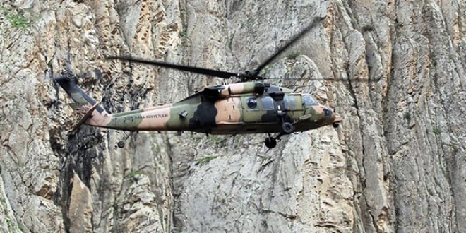 Saldırıya uğrayan helikopterin uçabileceği kararlaştırıldı