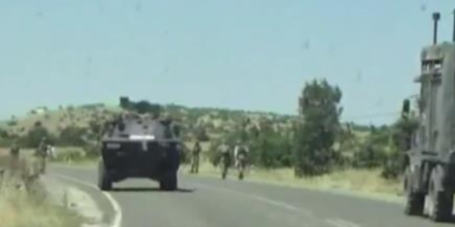 Dicle kırsalında polis aracına roketatarlı saldırı