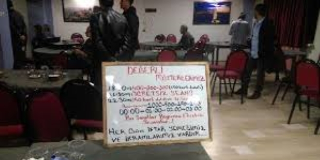 Eskişehir'de iftar yemekli kumara polis baskını
