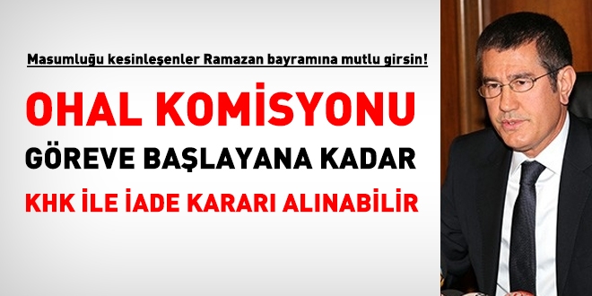 Masumiyeti kesinleşenler, Ramazan bayramına mutlu girsin!