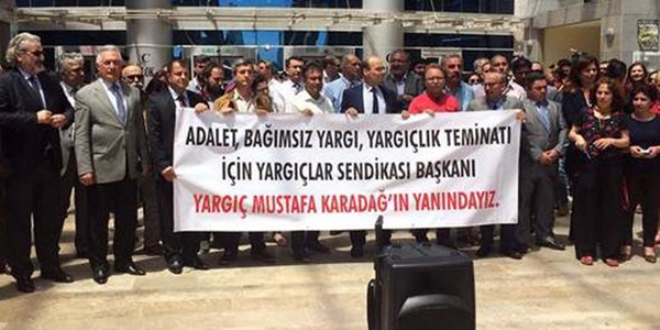 Hakim ve Savcılardan meslektaşlarına destek eylemi