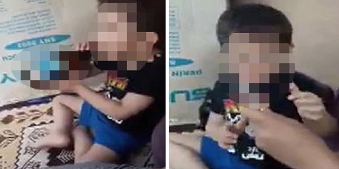 Çocuğuna içki içiren anne hakkında soruşturma başlatıldı