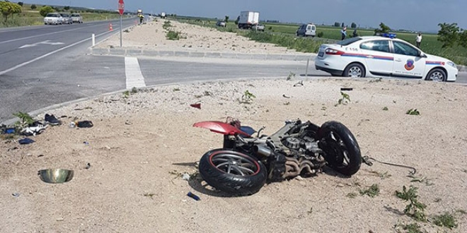 Konya'da trafik kazası: 1 ölü, 1 yaralı