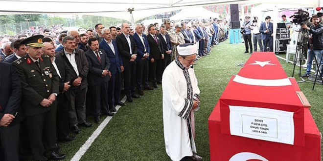 Şehit Uzman Çavuş son yolculuğuna uğurlandı