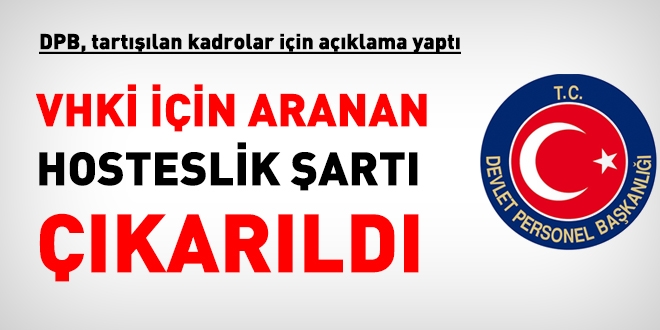 DPB, 2017 KPSS kadro şartlarında düzeltmeler yaptı