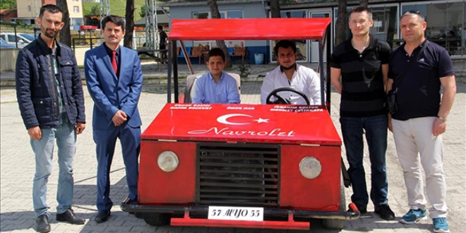 Öğreciler 2 ayda yaptılar ismini 'Navrolet' koydular