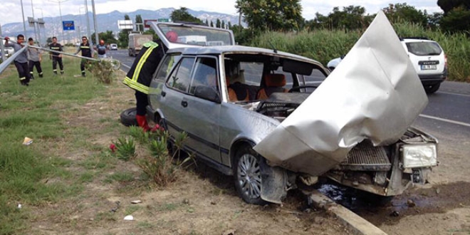 Denizli'de trafik kazası: 1 ölü