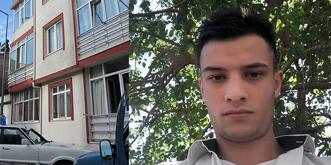 Beşinci kattan otomobilin üzerine düştü