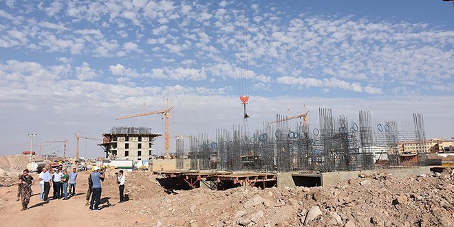 Nusaybin'de terr madurlar iin TOK konutlar ykseliyor