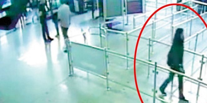 Kadın teröriste havalimanında operasyon