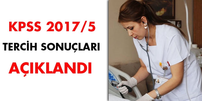 KPSS 2017/5 tercih sonular akland