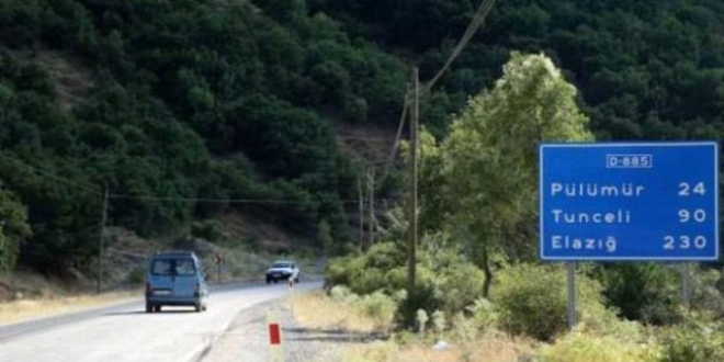 Tunceli-Pülümür karayolunda araç geçişlerine düzenleme