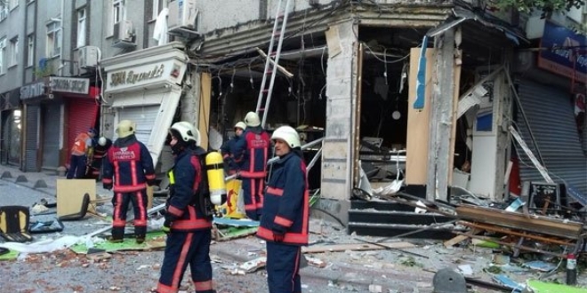 Bakırköy'de doğalgaz patlaması
