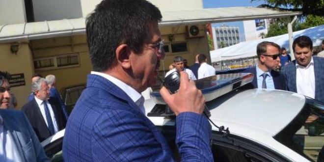 Bakan Zeybekci, polislerin bayramn telsizden kutlad