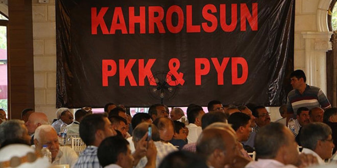 anlurfal Araplar PYD/PKK'ya tepki iin topland