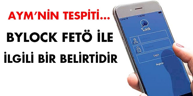 AYM: 'Bylock' bir belirti olarak deerlendirilebilir