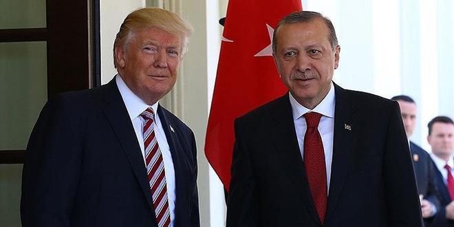 Cumhurbakan Erdoan Trump ile Katar' grt