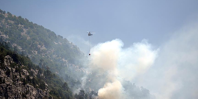 Alanya'daki orman yangn kontrol altna alnd