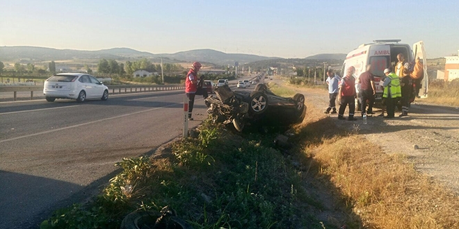 Balkesir'de trafik kazas: 6 yaral